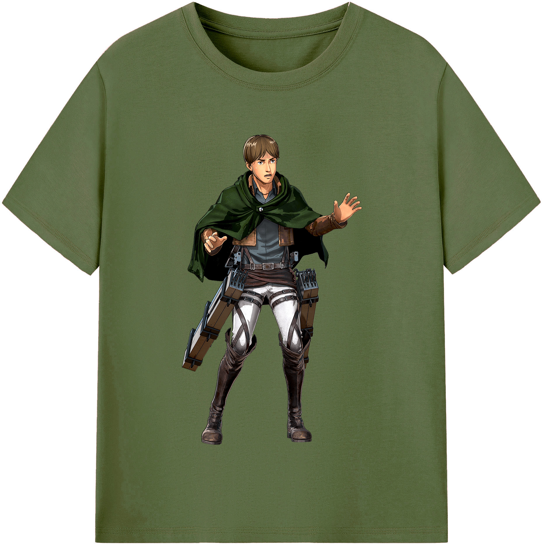 （画像用） 進撃の巨人 Attack on Titan 綿100％半袖Tシャツ（フロントプリント）